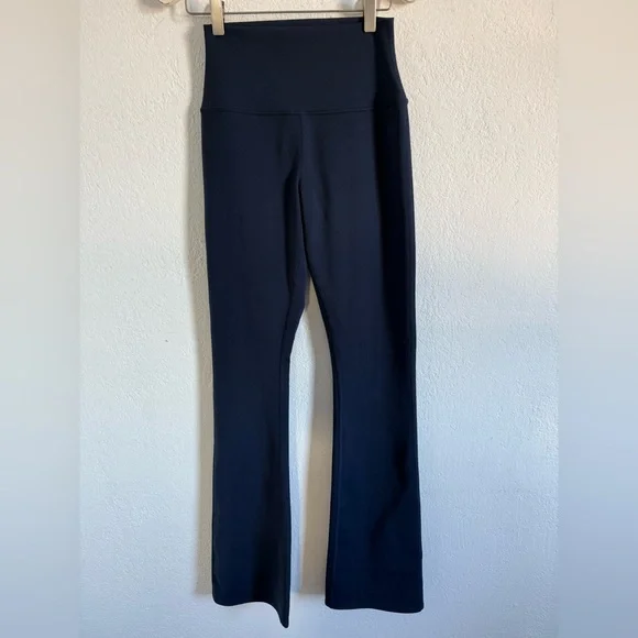 ALO Yoga Airbrush High-Waist Bootcut Flare Legging Navy Size XS - Picture 5 of 14